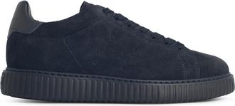 Hogan H Stripes Blue Suede Sneakers