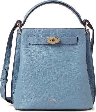 Mulberry Islington Leather Bucket Bag in Brighton Blue at Nordstrom
