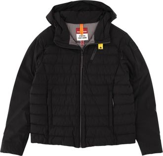 Parajumpers Black Hooded Down Jacket