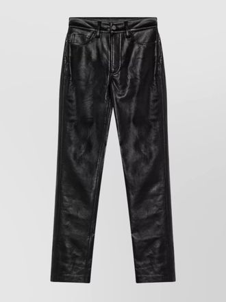 Anine Bing trousers regenerated leather belt loops
