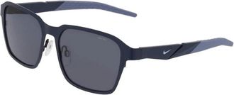 Nike Radeon Valor Im 9734X 410 - Heren - Zonnebrillen - Blauw - 56 MM - Accessoires