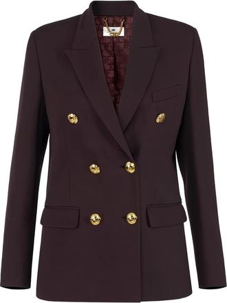 Elisabetta Franchi Double-breasted Button Blazer