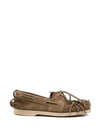 Golden Goose Boat Mocassin Suede Upper With Accessories