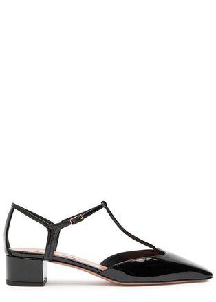 Aquazzura Aquazzura Sorbonne 35 Patent Leather Pumps - Black