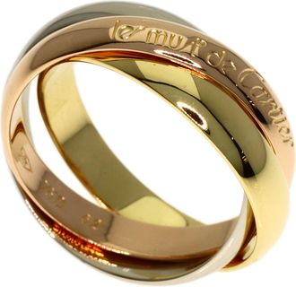Cartier Yellow Gold (18K) Pink Gold (18K) White Gold (18K) Band Ring (Pre-Owned)