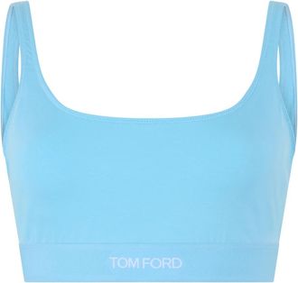 Tom Ford Signature Bralette - Dames - Sport BHs - Blauw - XS - Fitness
