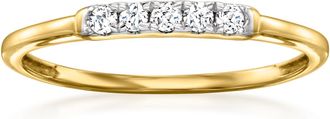 Canaria Canaria Diamond 5-Stone Ring in 10kt Yellow Gold