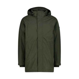 F.lli Campagnolo Lange regenjas - Heren - Regenjassen - Groen - L - Polyester - Fitness