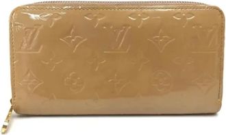 Louis Vuitton Pre-owned Wallets, female, Beige, Size: ONE SIZE Pre-owned Leather wallets