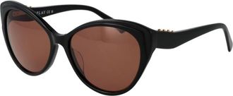 Replay Cat Eye Zonnebril - Dames - Zonnebrillen - Zwart - ONE Size - Accessoires