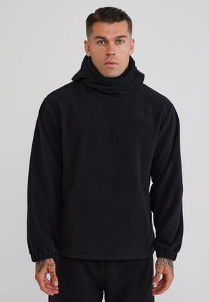 Siksilk Hombres Sudadera con Capucha Polar Fleece Negra XS