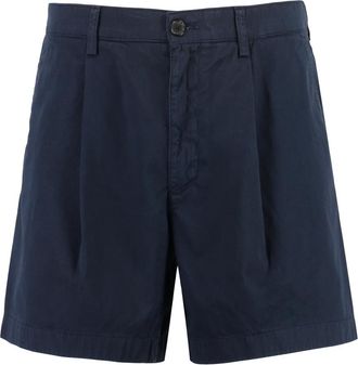 Department Five Tim Cotton Bermuda Shorts - Heren - Korte Broeken - Blauw - W32 - Katoen - Korte Broeken