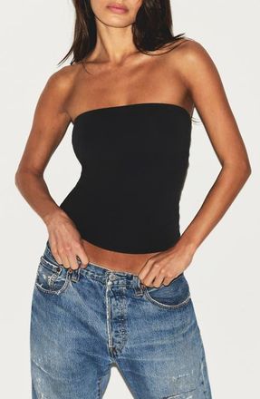 SKIMS Stretch Cotton Jersey Tube Top in Z/dnusootdnu at Nordstrom, Size X-Small