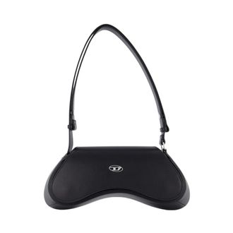Diesel Play Crossbody - Dames - Tassen - Zwart - Maat: ONE Size Leer