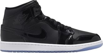 Nike Jordan Mens AJ 1 Mid SE - Basketball Shoes Purple/White/Black Size 10.0