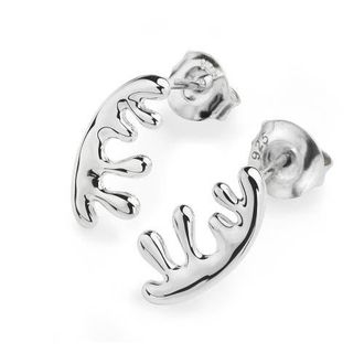 Lucy Quartermaine Silver Wave Studs in Sterling Silver at Nordstrom