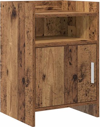 vidaXL Mesas De Noche Madera Envejecida 40 X 36 X 60 Cm Vidaxl