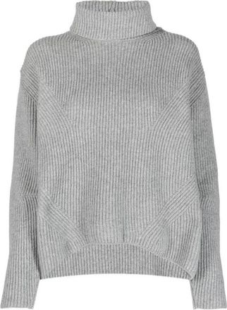 Pinko Turtleneck Truien - Dames - Coltruien - Grijs - XL - Wol - Truien & Vesten