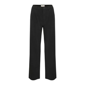 Part Two Black Casual Trousers - female - Part Two - Wide Trousers - Black - M - Trousers