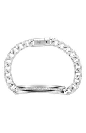 Effy Mens White Sapphire Chain Bracelet in Silver at Nordstrom Rack