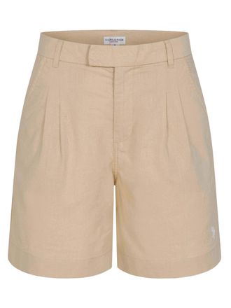 U.S.Polo Association dames linnen shorts van linnen-katoenmix