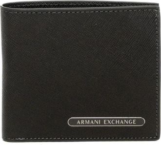 A|X Armani Exchange Xm 000167 Af 12702 - Heren - Portefeuilles - Grijs - ONE Size - Leer - Accessoires