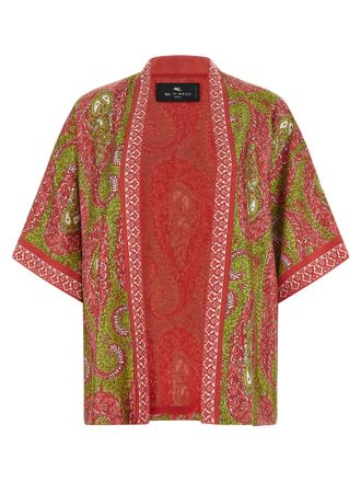 Etro Multicolor Silk Womens Cardigan