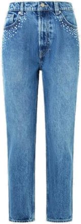 Pepe Jeans London Slim Fit Hoge Taille 5-Pocket Denim - Dames - Slim Fit Jeans - Blauw - W27 - Denim - Jeans