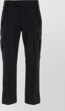 Alexander McQueen cotton cargo trousers