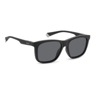Polaroid Sunglasses, unisex, Black, Size: 54 MM Square Sunglasses