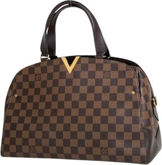 Louis Vuitton Pre-owned Handbags, female, Brown, Size: ONE SIZE Pre-owned Vintage Damier Handbag