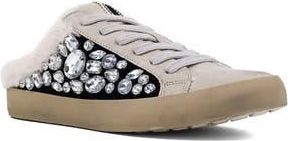 Shushop Portia Faux Shearling Lined Mule Sneaker in Black at Nordstrom Rack, Size 7.5