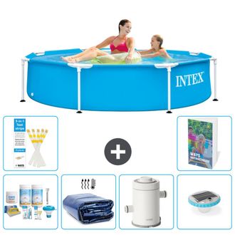 Intex Piscina Con Estructura Redonda - 244x51 Cm - 7-piezas S54