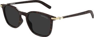Montblanc MB0460S 003 Mens Sunglasses Tortoiseshell Size 50