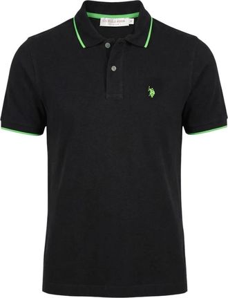 U.S.Polo Association Short Sleeve Polo Shirt - Heren - Polos - Zwart - S - Katoen - Tops