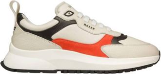 Bally Dave Leather Low-Top Sneakers, Brand Size 5 ( US Size 6 )