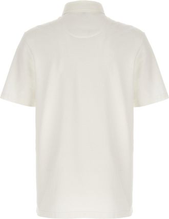 Brioni Organic Cotton Piqu&eacute; Polo Shirt - Cream