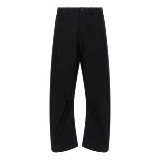 Comme Des Gar&ccedil;ons Straight Trousers, male, Black, L, Curved Leg Trousers