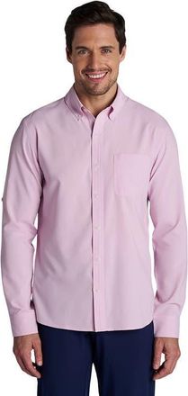 Coolibar Mens Aricia Long Sleeve Shirt, UPF 50+ Sun Protection in Powder Pink at Nordstrom, Size Xx-Large