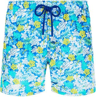 Vilebrequin Moorea Zwemshorts - Heren - Strandmode - Blauw - XL - Badmode