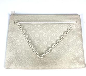 Louis Vuitton Tweedehands leren Louis Vuitton tassen - Dames - Vintage Handtas - Wit - ONE Size - Leer - Vintage