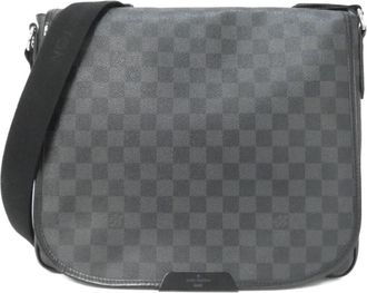 Louis Vuitton Damier Graphite Graphite Coated Canvas Shoulder Bag (Pre-Owned)