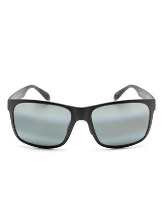 Maui Jim Occhiali da sole Red Sands squadrati - Nero