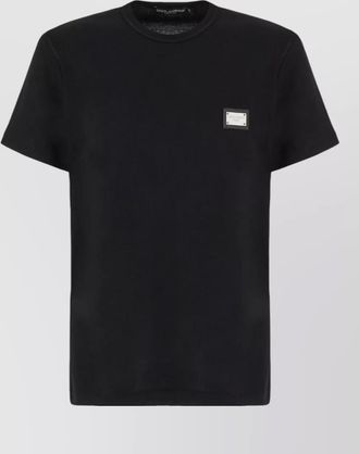Dolce & Gabbana short sleeve crew neck cotton t-shirt