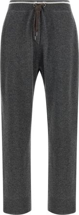 Brunello Cucinelli Mujer, Pantalones, Gris, Talla: L
