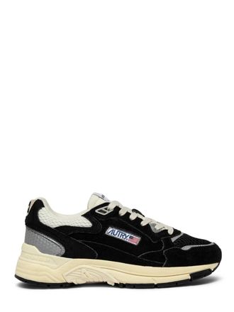 Autry Retro-Inspired Low-Top Sneakers with Suede and Mesh Accents