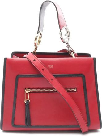 Fendi Borsa tote Runaway piccola anni 2000 - Rosso