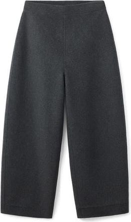 Mango Selection Wool Blend Balloon Pants in Gray at Nordstrom Rack, Size Small
