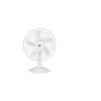 Fabrilamp Ventilador Dc Sobremesa Solar Abanico Blanco 20w 3velocidades 5 Asp.blancas 63x43x30,5cm 4,20m De Cable - Fabrilamp
