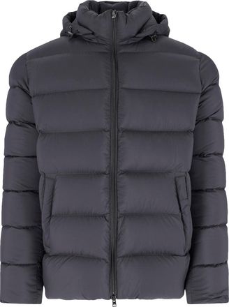 Herno Dark Grey Il Bomber Fabric Bomber Jacket
